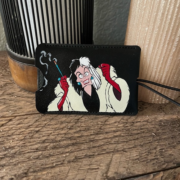 HAND PAINTED Custom Villain Luggage Tag! NWT - Picture 1 of 6